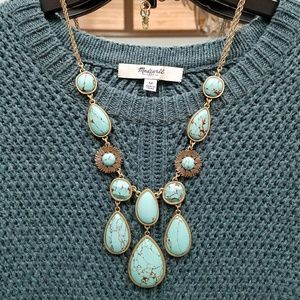 Lucky Brand Turquoise Statement Necklace